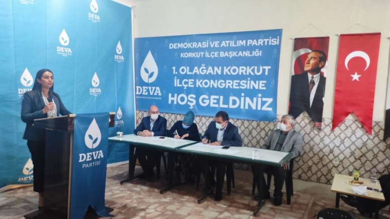 DEVA PARTİSİ KORKUT 1. OLAĞAN KONGRESİ GERÇEKLEŞTİ