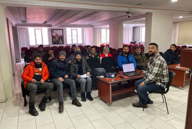 GAZETECİLERE DRONE EĞİTİMİ VERİLDİ