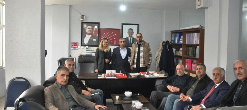 BULANIKLI GAZETECİLERDEN CHP BULANIK BELEDİYE BAŞKAN ADAYI ŞEMSETTİN ONUREL’E HAYIRLI OLSUN ZİYARETİ