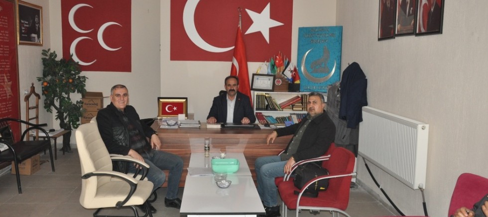 MHP BULANIK BELEDİYE BAŞKANI KASIM ÖZENÇ’E HAYIRLI OLSUN ZİYARETİ