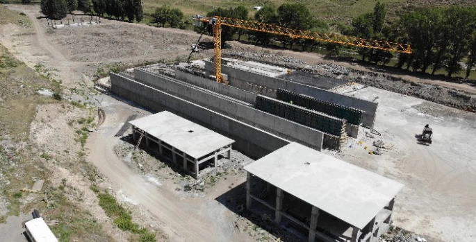 Kars Biyolojik Arıtma Tesisi’nde çalışmalar sürüyor