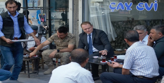 Kaymakam Koşansu'dan esnaf ziyareti