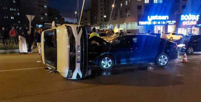 Erzurum’da trafik kazası: 6 yaralı