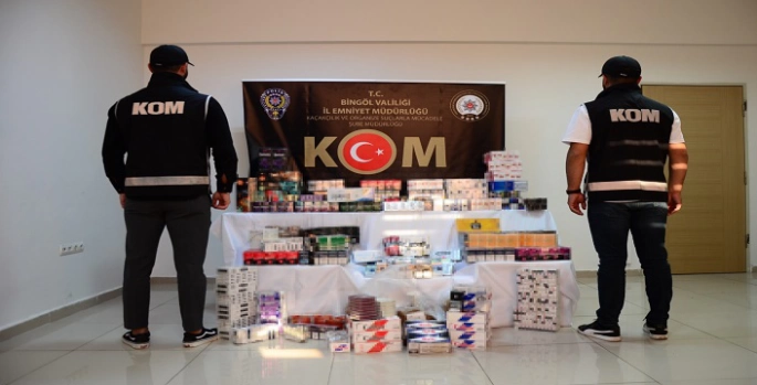 Bingöl’de kaçakçılık operasyonu