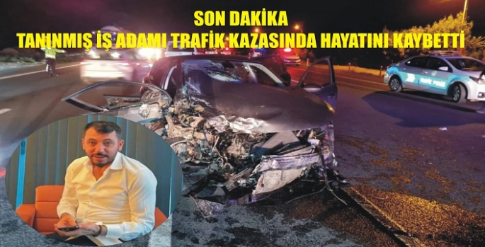 Tanınmış iş adamı trafik kazasında hayatını kaybetti