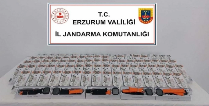 Gümrük kaçağı akıllı saat ele geçirildi