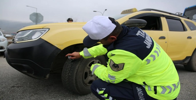 Muş jandarma Trafik Ekipleri Yollarda