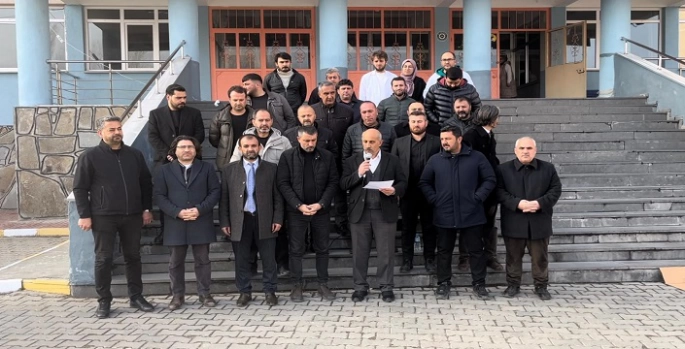 Patnos'ta STK'lar eğitimcilere sahip çıktı