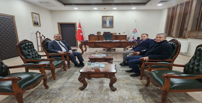 Rektör Bulanık Kaymakamı Ömer Övünç Koşansu’yu Ziyaret Etti