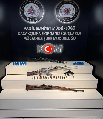 Van’da silah operasyonu