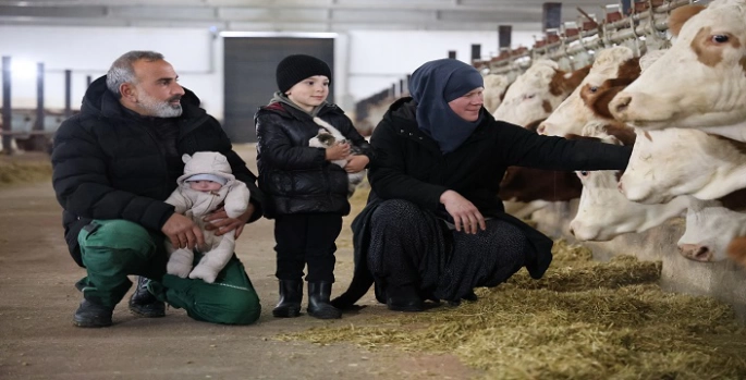 TKDK'dan aldığı destekle ülkesine dönüp çiftlik kurdu, 432 ton süt üretiyor