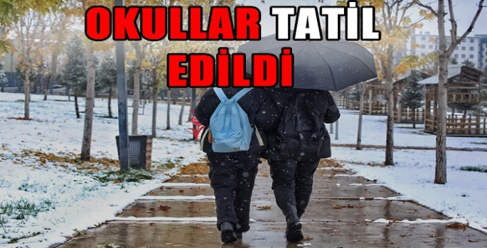 Bulanık ve İl genelinde okullar 1 gün tatil edildi