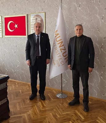 Tunceli ESOB Başkanı Belice, ilçelere MYO açılması için görüşme yaptı