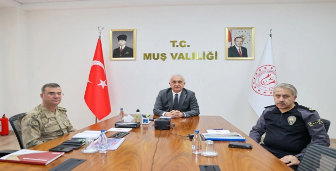 Vali Çakır VKS toplantısına katıldı