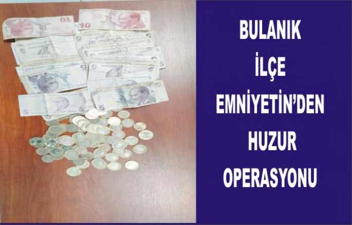 Bulanık’ta Polis dilenci operasyonu düzenlendi