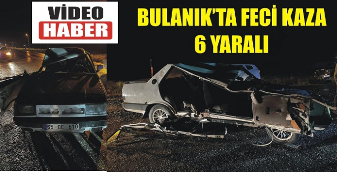 Bulanık’ta Feci Kaza: Çocuklar da Yaralandı