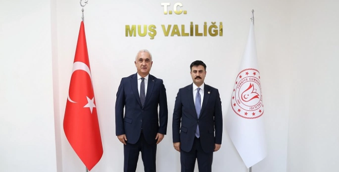 Yeni Muş Vali Yardımcısı Aydın’dan, Vali Çakır’a Ziyaret