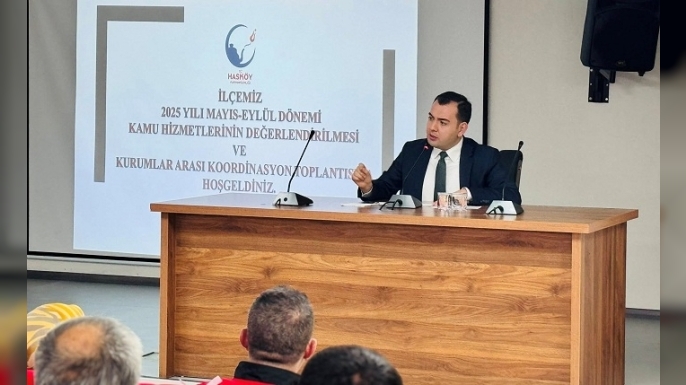 Hasköy’de Kamu Hizmetleri ve Koordinasyon Toplantısı Yapıldı