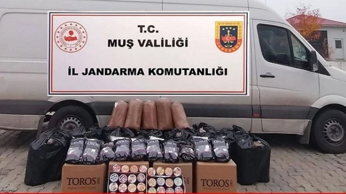 Bulanık’ta kaçak tütün operasyonu