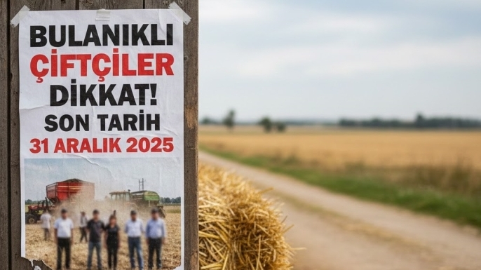 Bulanıklı çiftçilerin dikkatine: ÇKS başvurularında son gün 31 aralık 2025!