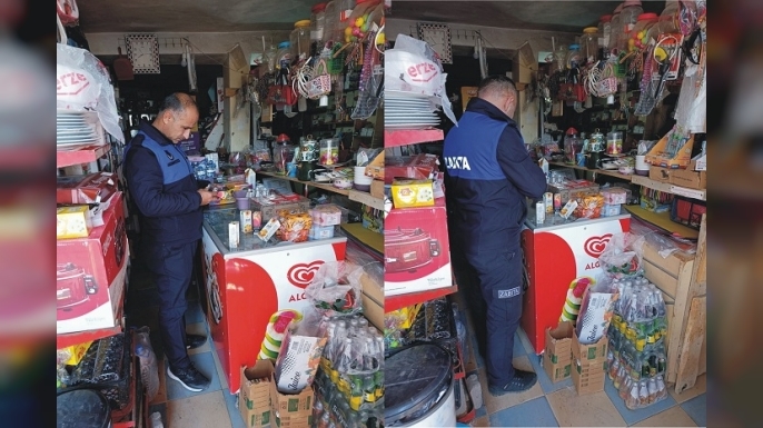 Malazgirt Zabıta Ekiplerinden Marketlere Sıkı Denetim