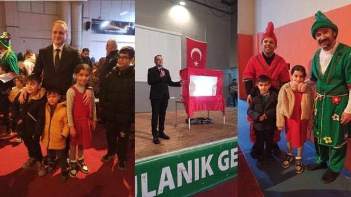 Bulanık’ta Çocuklar Karagöz-Hacivat ile Kahkaha Attı