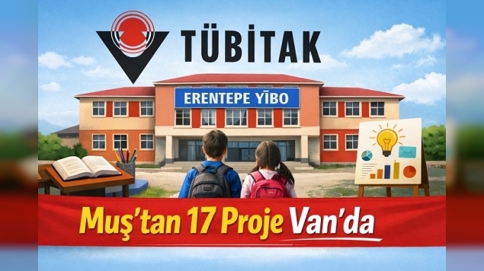 Erentepe YİBO’nun projesi TÜBİTAK bölge sergisine seçildi: Muş’tan 17 proje Van’da