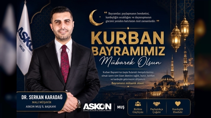 Dr. Serkan Karadağ’dan Kurban Bayramı Mesajı