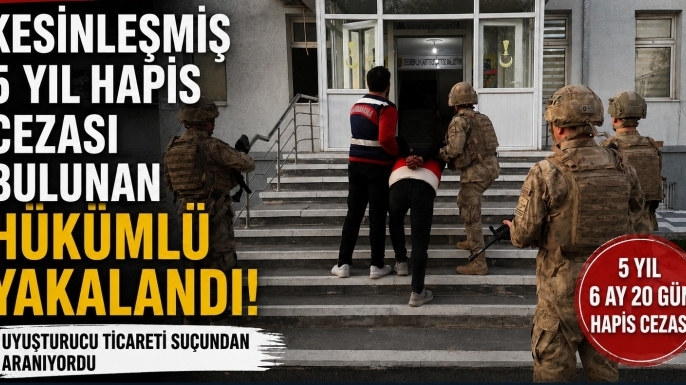 Muş’ta kesinleşmiş 5 yıl hapis cezası bulunan hükümlü yakalandı