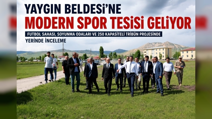 Muş Yaygın Beldesi’ne Modern Spor Tesisi Geliyor