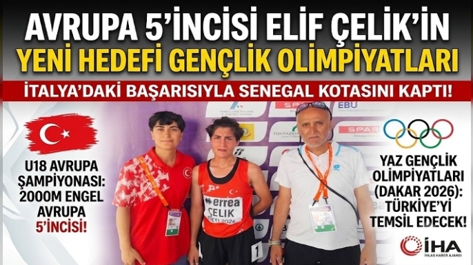 Avrupa 5’incisi Muşlu Elif Çelik’in yeni hedefi Gençlik Olimpiyatları