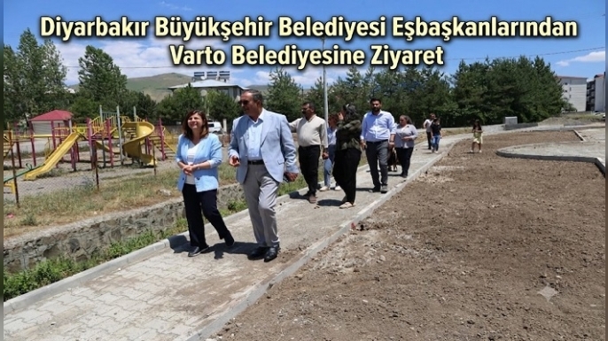 Diyarbakır Büyükşehir Belediyesi Eşbaşkanlarından Varto Belediyesine Ziyaret
