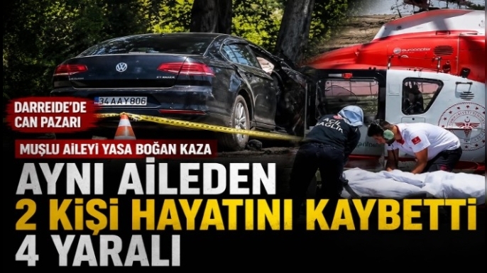 Muş'u Yasa Boğan Kaza: Aynı Aileden 2 Kişi Hayatını Kaybetti, 4 Yaralı