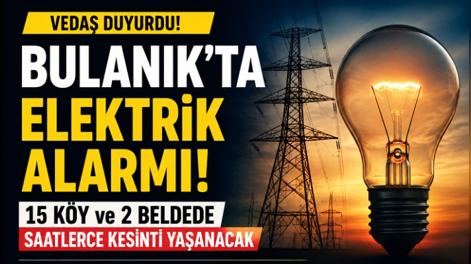 Bulanık’ta 18 Ağustos’ta Planlı Elektrik Kesintisi: Saatlere Dikkat