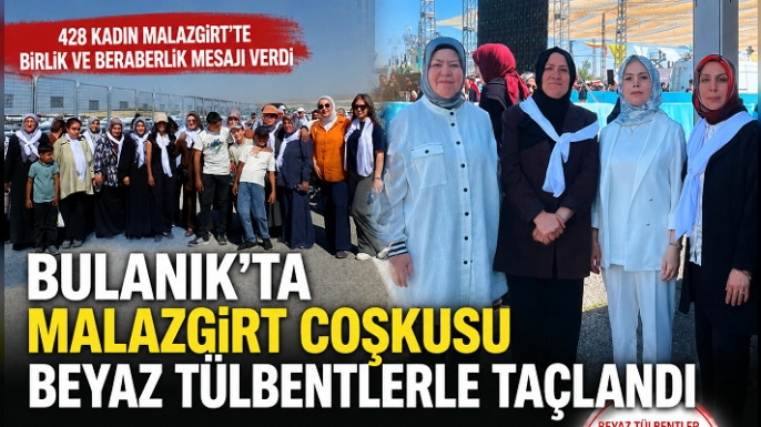 Bulanık’ta Malazgirt coşkusu beyaz tülbentlerle taçlandı
