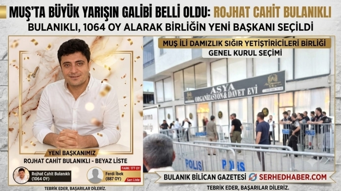 Muş'ta Büyük Yarışın Galibi Belli Oldu: Rojhat Cahit Bulanıklı