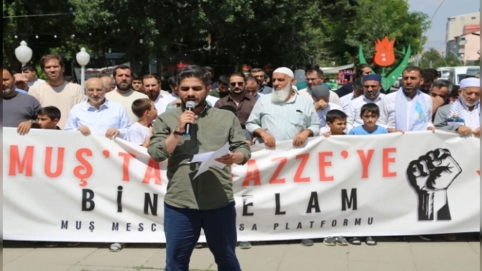 Muş'tan Filistin konvoyu için çağrı: "Talebimiz gerilim değil, çözüm"