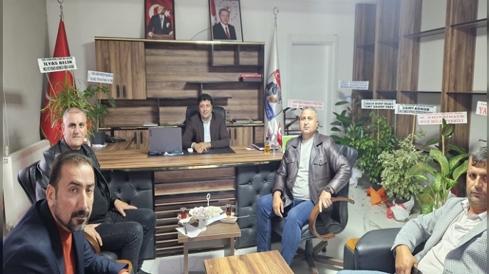 Bulanıklı Gazetecilerden Damızlık Sığır Yetiştiricileri Birliğine Ziyaret