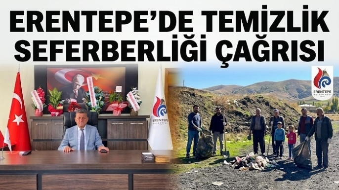 Erentepe’de Temizlik Seferberliği Çağrısı