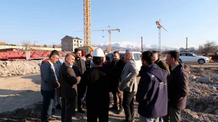 DAİMFED Heyeti, Malatyada rezerv alan şantiyelerini inceledi