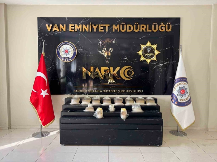 Van'da 50 kilo metamfetamin ele geçirildi