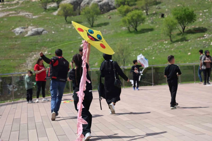 Elazığ'da uçurtma şenliğinde renkli görüntüler oluştu