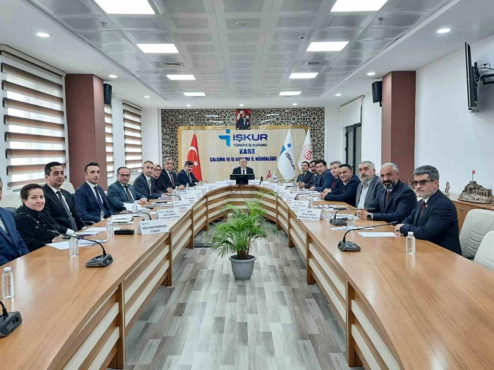 Kars'ta İl İstihdam ve Mesleki Eğitim Kurulu toplantısı yapıldı