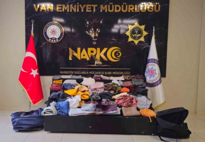 Van'da 48 kilo uyuşturucu ele geçirildi