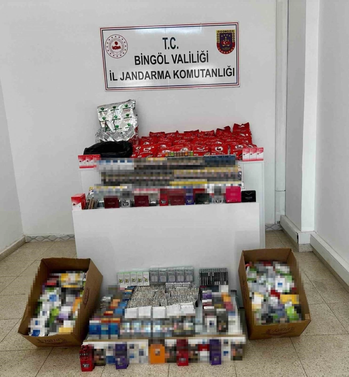 Bingöl'de kaçakçılık operasyonu