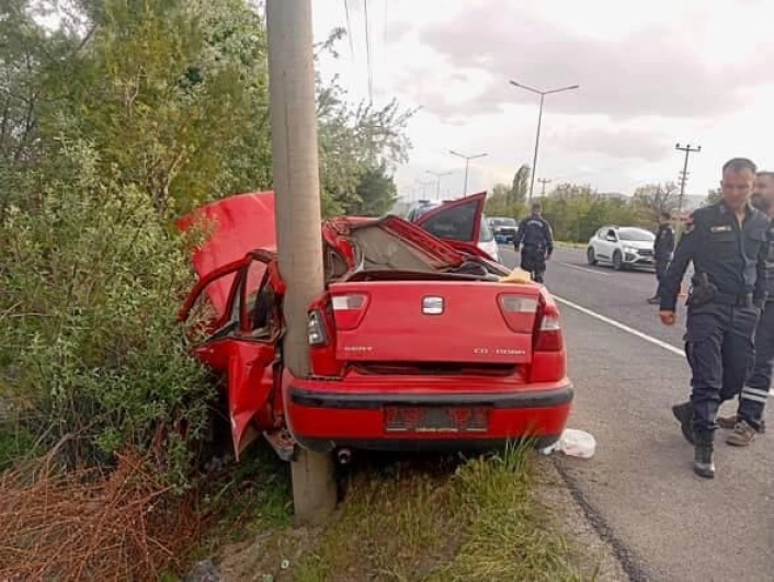 Elazığ'da trafik kazası: 2 yaralı