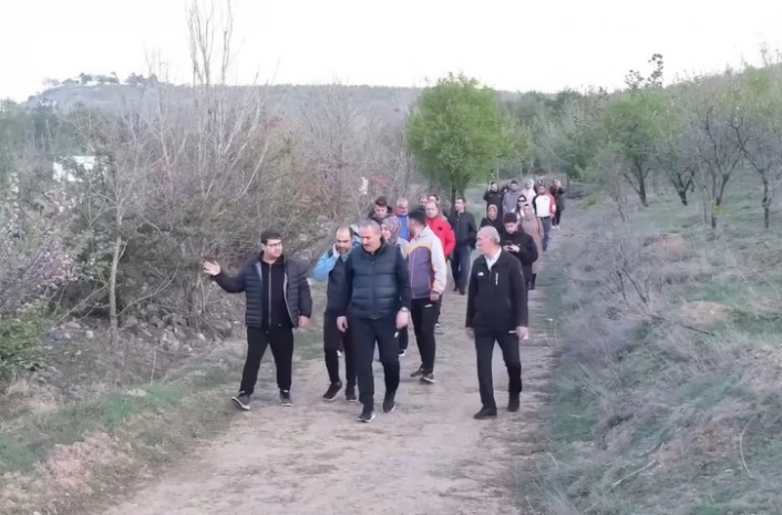 Erzincan'da doğa yürüyüşü yapıldı