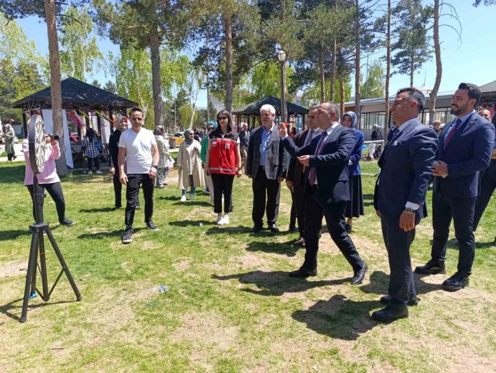 Erzurum'da aile festivali renkli görüntülere sahne oldu