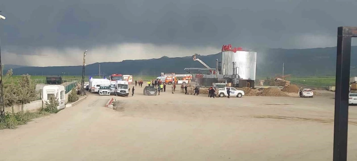 Erzurum'da Güven Asfalt tesislerinde patlama