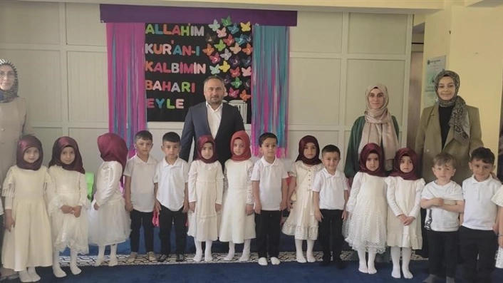 Hakkari'de 4-6 yaş Kuran kurslarında yılsonu coşkusu